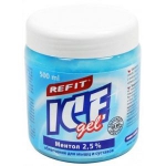 Охлаждающий гель Refit Ice Gel Ментол 2,5% 500мл