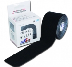 Тейп BBTape Bio Balance Kinesiology Tape чёрный 5см х 5м